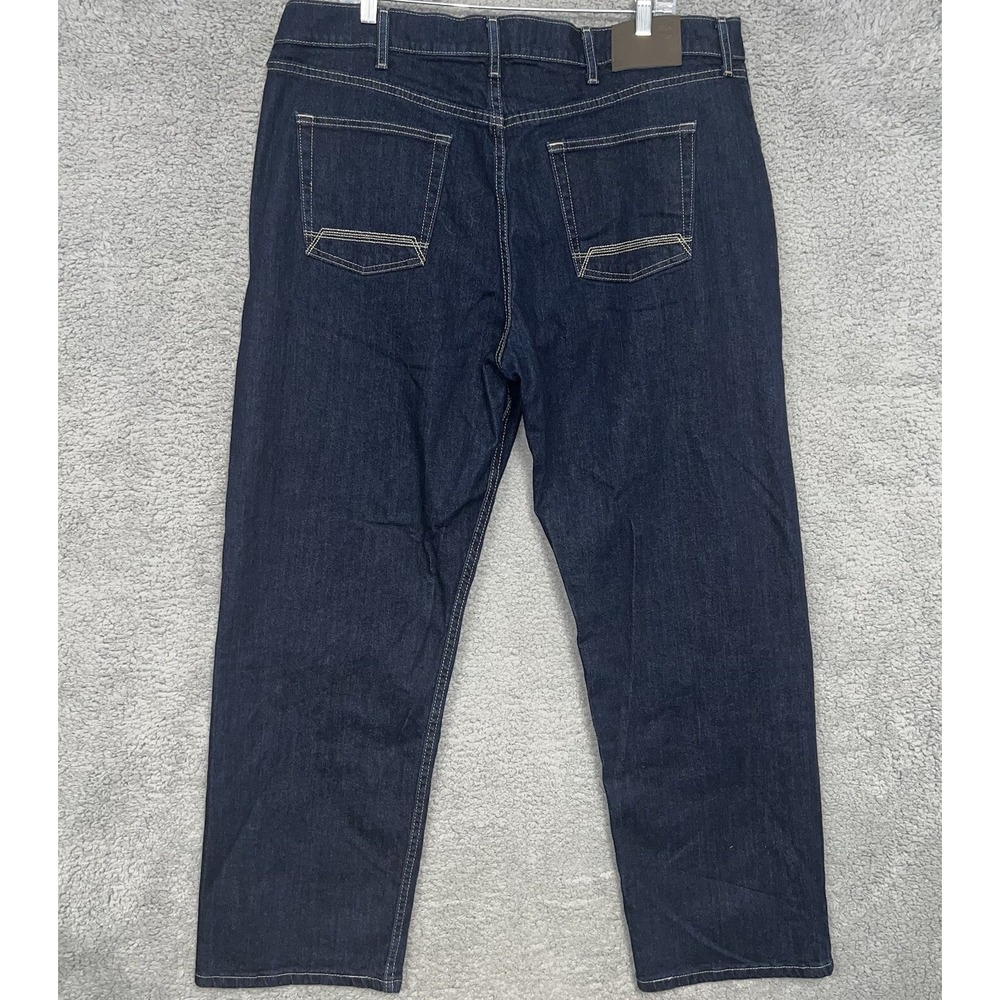 VTG Timberland Jeans Men's 42x32 *Fits 41x30* Dark Blue Relaxed Baggy‎ Y2K